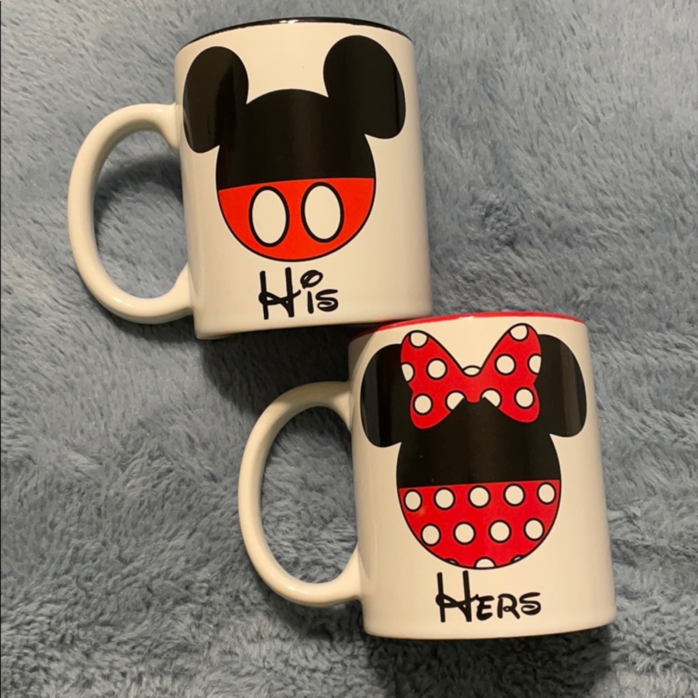 His and Hers Mickey and Minnie mugs!